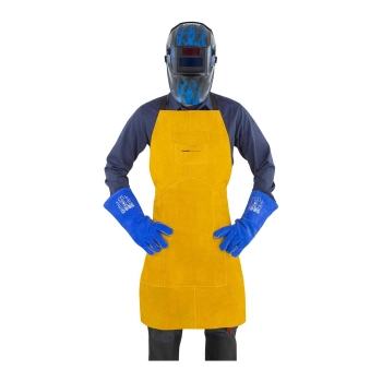  Wytrzymały fartuch dla spawacza ochronny skórzany rozmiar XL - zdj. dodatkowe 1