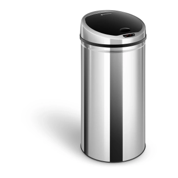 Automatyczny kosz kubeł na śmieci odpadki z czujnikiem ruchu zasięg 30 cm 50 L