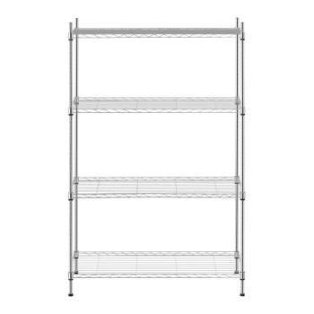  Regał magazynowy druciany ażurowy chromowany 137x90x35cm do 120kg - zdj. dodatkowe 3