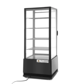  Witryna chłodnicza cukiernicza 4 półki 98L LED - czarna - zdj. dodatkowe 3