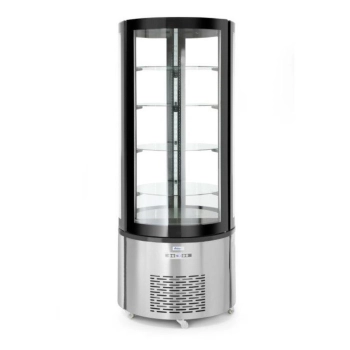  Witryna chłodnicza cukiernicza okrągła 4 półki LED 360L - zdj. dodatkowe 2