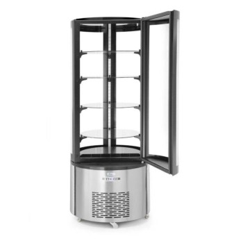  Witryna chłodnicza cukiernicza okrągła 4 półki LED 360L - zdj. dodatkowe 3