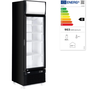  Witryna szafa chłodnicza z podświetlanym panelem reklamowym 360L - zdj. dodatkowe 2