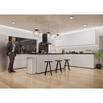  Automatyczny bezdotykowy kosz na śmieci z czujnikiem ruchu zasięg 20 cm 70 L - zdj. dodatkowe 4