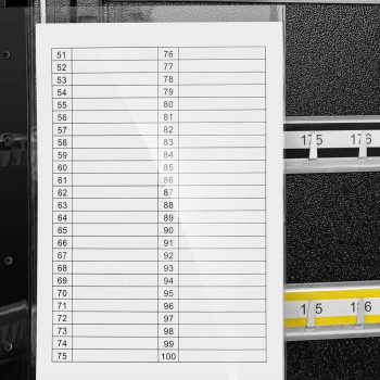  Szafka skrzynka organizer na klucze metalowa 200 kluczy + ZAWIESZKI - zdj. dodatkowe 4