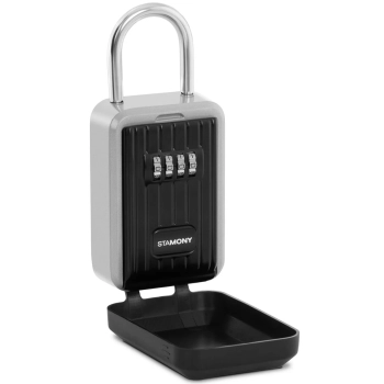  Sejf skrytka na klucze z zamkiem szyfrowym i kłódką + OSŁONA ST-KS-300N - zdj. dodatkowe 1