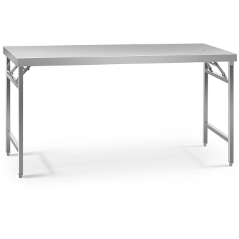  Stół ze stali nierdzewnej cateringowy składany 180 x 60 cm - zdj. dodatkowe 1
