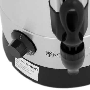  Warnik podgrzewacz do wody grzańca podwójne ścianki stalowy 6.5L 1500 W - zdj. dodatkowe 3