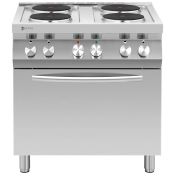  Kuchnia elektryczna 4-płytowa z piekarnikiem 4 x 2600 W 3 kW 400 V ITALY - zdj. dodatkowe 8