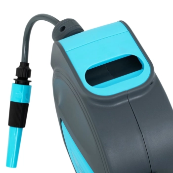  Wąż ogrodowy z automatycznym bębnem ściennym 10 m + 1 m 5/6'' - zdj. dodatkowe 4