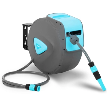  Automatyczny bęben ścienny z wężem ogrodowym 15m + 1.5m 1/2'' - zdj. dodatkowe 1