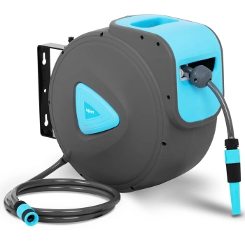  Automatyczny bęben ścienny z wężem ogrodowym 30m + 2m 1/2'' - zdj. dodatkowe 1