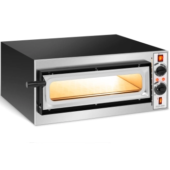  Piec do pizzy jednokomorowy z szybą 1 pizza śr. 32 cm 230 V 1600 W ITALY - zdj. dodatkowe 1