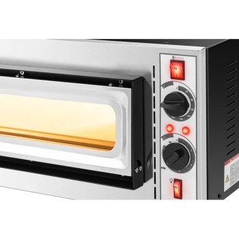  Piec do pizzy jednokomorowy z szybą 1 pizza śr. 32 cm 230 V 1600 W ITALY - zdj. dodatkowe 2
