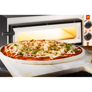  Piec do pizzy jednokomorowy z szybą 1 pizza śr. 32 cm 230 V 1600 W ITALY - zdj. dodatkowe 4