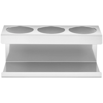  Stojak ekspozytor na butelki dyspensery do sosów stal nierdzewna 3x śr. 73 mm - zdj. dodatkowe 4