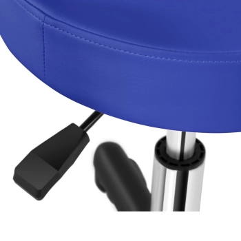  Taboret stołek hoker kosmetyczny obrotowy na kółkach Physa AVERSA niebieski - zdj. dodatkowe 3