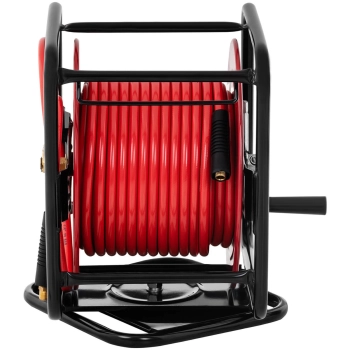  Wąż przewód pneumatyczny ciśnieniowy na zwijaku bębnie obrotowym 360 20 bar 30 m + 1.2 m - zdj. dodatkowe 2