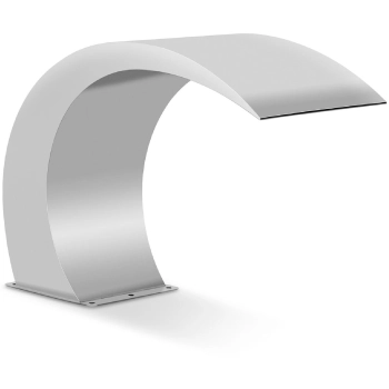  Wodospad kaskada ze stali nierdzewnej do ogrodu oczka wodnego łuk 30 cm - zdj. dodatkowe 1