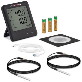  Rejestrator temperatury termometr zakres -40 do 125C Mikro USB LCD IP54 - zdj. dodatkowe 1