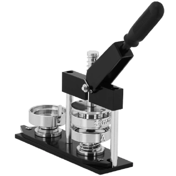  Maszynka do przypinek buttonów pinów zestaw 100 szt. śr. 58 mm czarna - zdj. dodatkowe 1