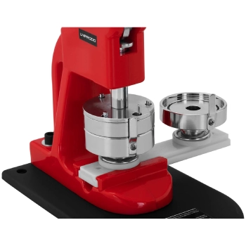  Maszynka do przypinek buttonów pinów zestaw 1000 szt. śr. 58 mm czerwona - zdj. dodatkowe 3