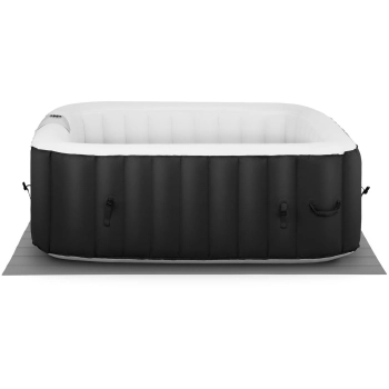  Jacuzzi ogrodowe dmuchane z masażem 4 osobowe 42C 600 l czarno-białe - zdj. dodatkowe 1