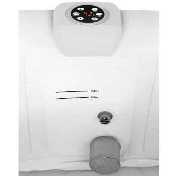  Jacuzzi ogrodowe dmuchane z masażem 4 osobowe 42C 600 l czarno-białe - zdj. dodatkowe 3