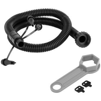  Jacuzzi ogrodowe dmuchane z masażem 4 osobowe 42C 600 l czarno-białe - zdj. dodatkowe 4