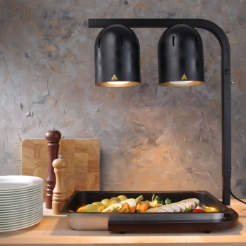  Lampa grzewcza do podgrzewania frytek potraw czarna 500 W - Hendi 273913 - zdj. dodatkowe 1