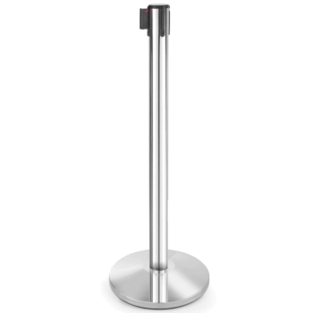  Słupek odgradzający z wyciąganą zwijaną taśmą dł. 2.7m bez podstawy wys. 93cm - Hendi 810422 - zdj. dodatkowe 3