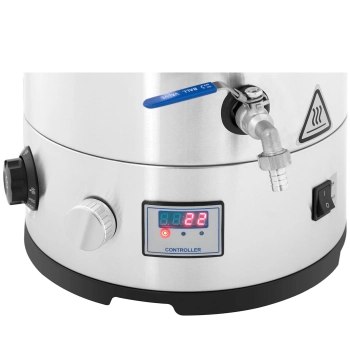  Kocioł warzelny zacierny do produkcji piwa z timerem ze stali nierdzewnej 30-110C LED 2500 W 30 l - zdj. dodatkowe 2