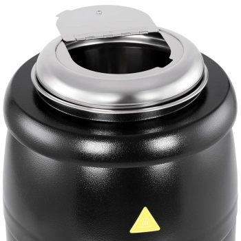  Kociołek termos do zupy elektryczny ze stali nierdzewnej cool-touch 400 W 10 l 35-80C czarny - zdj. dodatkowe 3