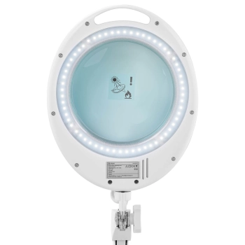  Lampa lupa kosmetyczna ze szkłem powiększającym mobilna 5 dpi 60x LED śr. 127 mm - zdj. dodatkowe 5