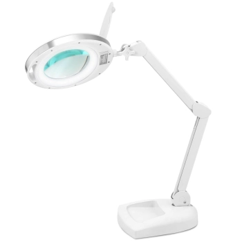  Lampa kosmetyczna z lupą szkłem powiększającym na biurko 5 dpi 60x LED śr. 127 mm - zdj. dodatkowe 1
