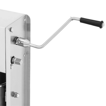  Nadziewarka napełniacz szpryca do kiełbas pionowa ręczna 10 l + 4 lejki - zdj. dodatkowe 2