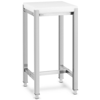  Kloc masarski rozbiorowy z polietylenu na stalowej podstawie 40 x 40 x 80 cm - zdj. dodatkowe 1