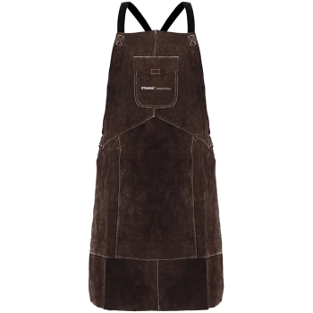  Fartuch spawalniczy ochronny skórzany rozmiar XL - brązowy - zdj. dodatkowe 3