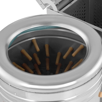  Skubarka oparzalnik do drobiu kurczaków indyków 2w1 bęben śr. 60 cm 55 l 3.3 kW - zdj. dodatkowe 1