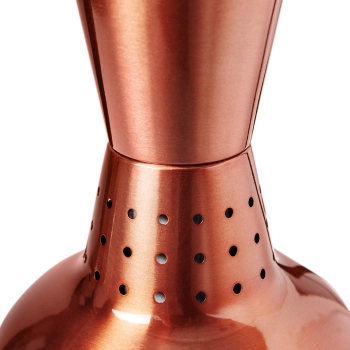  Lampa grzewcza do potraw na podczerwień IR wisząca mosiądz śr. 19 cm 250 W - zdj. dodatkowe 3