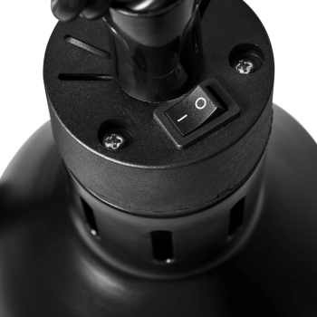  Lampa grzewcza do potraw na podczerwień IR wisząca czarna śr. 17 cm 250 W - zdj. dodatkowe 2