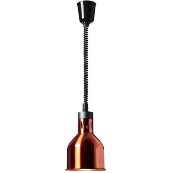  Lampa grzewcza do potraw na podczerwień IR wisząca mosiądz śr. 17.5 cm 250 W - zdj. dodatkowe 1