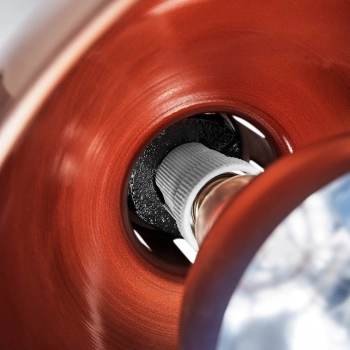  Lampa grzewcza do potraw na podczerwień IR wisząca miedziana śr. 29 cm 250 W - zdj. dodatkowe 2