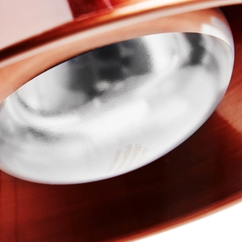  Lampa grzewcza do potraw na podczerwień IR wisząca miedziana śr. 27 cm 250 W - zdj. dodatkowe 2