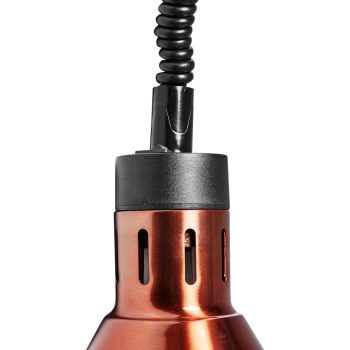  Lampa grzewcza do potraw na podczerwień IR wisząca miedziana śr. 27 cm 250 W - zdj. dodatkowe 4