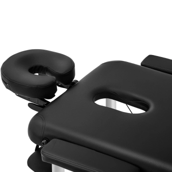  Stół łóżko do masażu przenośne składane Bordeux Black do 180 kg czarne - zdj. dodatkowe 2