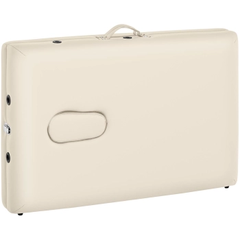  Stół łóżko do masażu drewniane przenośne składane Toulouse Beige do 227 kg beżowe - zdj. dodatkowe 3