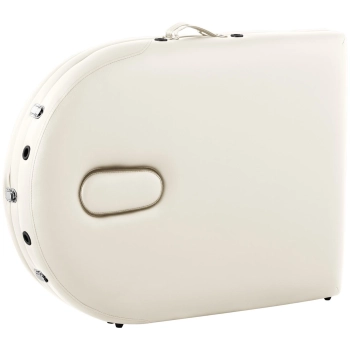  Stół łóżko do masażu przenośne składane z drewnianym stelażem Colmar Beige do 227 kg beżowe - zdj. dodatkowe 4