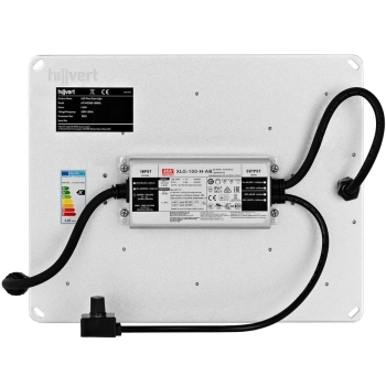  Lampa do uprawy wzrostu roślin pełne spektrum 30 x 24 cm 234 LED 110 W srebrna - zdj. dodatkowe 2