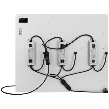  Lampa do uprawy wzrostu roślin pełne spektrum 72 x 60 cm 1404 LED 600 W srebrna - zdj. dodatkowe 2